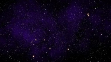 Spiral Sonsuz Galaksi Dış Uçuşu derin uzay arka planında. Kamera nebulada uçuyor. Orion Nebulasında Uçan Sonsuz Evren Galaksisi, yıldız, gece, gökyüzü, toz, Güneş Sistemi Gezegeni