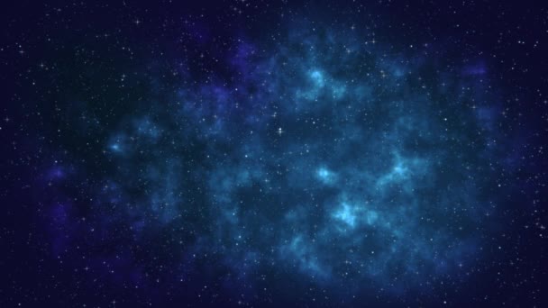 Animation Outer Space Flight Helix Nebula Deep Nebula Space Flying — Stock Video