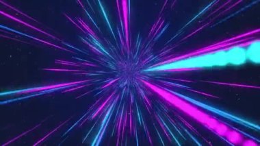 Fütürist dijital veri transferi için dijital teknoloji tünelleri siber şekilli tünel dokusu. ağ, büyük veri, veri merkezi, sunucu, vj, internet, hız. Spektrum süper hızlarda uzayda seyahat ediyor