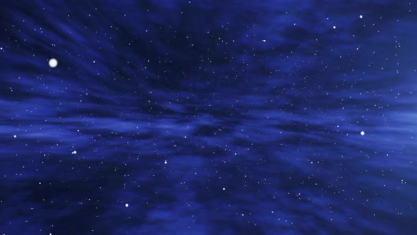 Outer Space Animation Space Flight Nebula Eye Deep Space Létající — Stock video