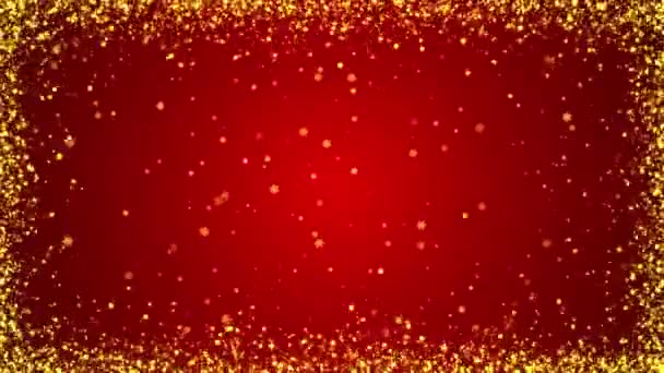 2024 2025 Anno Nuovo Sfondo Natale Verde Albero Natale Rami — Video Stock