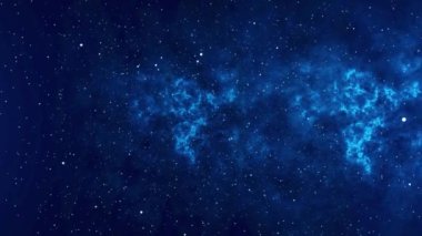 4K 3D Manzaralı Sonsuz Galaksi Derin Uzay Nebula Seyahat Merkezi Yıldızlar Nebulası Animasyonu. Nebula Evren Galaksisinde Uçmak, Yıldız, Gece, Gökyüzü, Toz, Güneş Sistemi.