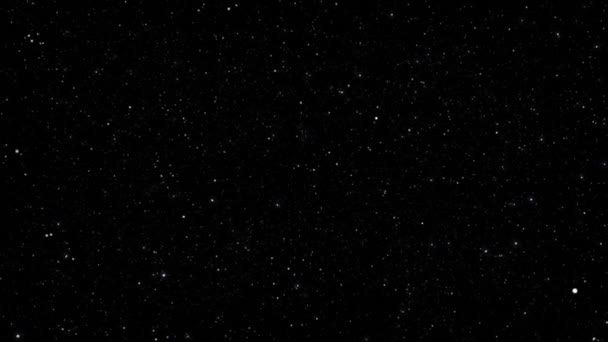 Lot Przez Mgławicę Kosmosie Galaktyka Eksploracji Kosmosu Kierunku Świecącej Galaktyki — Wideo stockowe