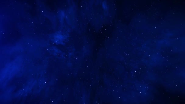 Galaxia Cósmica Con Estrellas Galaxia Rebosante Espacio Mucha Luz Espacio — Vídeos de Stock