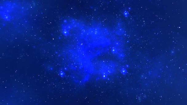 Raumfahrt Sternenfeld Geburts Und Todessternzone Fliegen Sie Durch Die Raumgalaxie — Stockvideo