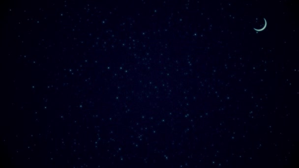 Нескінченний Всесвіт Зірки Космічний Знімок Галактики Зірки Нічного Неба Планета — стокове відео