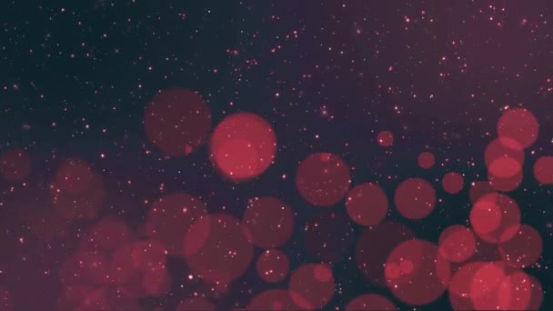 Lusso Natale Glitter Ghirlande Festa Festa Luci Floating Dust Particles — Video Stock