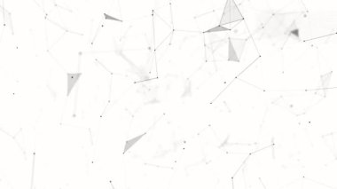 Pleksus yapısı hareket halinde. Üç boyutlu hareket eder ve odak uzaklığını değiştirir. Soyut teknoloji, bilim mühendisliği geçmişi. Alanın derinliği. Gelecekteki yenilik teknolojisi dijital iş