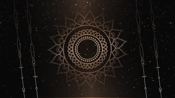 Glücklich Diwali Grußkarte Von Diya Festival Mit Stilvollen Schönen Öllampe — Stockvideo