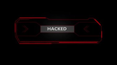 Sistem Hackleme Uyarı Mesajı Alarmı. Siber saldırı bilgisayar ağı, virüs, casus yazılım, kötü amaçlı yazılım. Siber güvenlik tehditleri. İnternet korsanlığı çevrimiçi güvenlik kavramı.