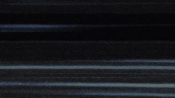Візерунок Рухомого Глюка Переплетено Викривленою Текстурою Футуристичного Фону Цифрового Пікселя — стокове відео