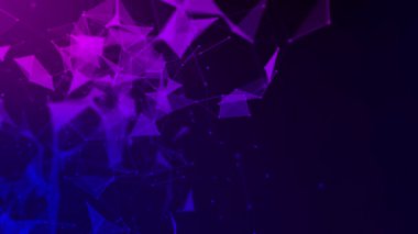 Soyut Büyük veri çokgen arkaplan bağlantılı çizgiler. Geometrik desen. Molekül yapısı iletişimi. Grafik pleksus arkaplanı. Bilim, tıp, teknoloji çokgen çizgiler