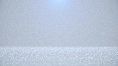 4K 3D parçacık beyaz tel örgü. Işık olayı. Parlak pırıltılı konser sahnesi arka planı. Bütünlük, şirket, mimari sunumlar, Bilim ve Teknoloji için mükemmel..