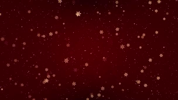 2024 Різдво Падаючі Конфетті Сніжинки Рамка Вогнями Частинками Синьому Фоні — стокове відео