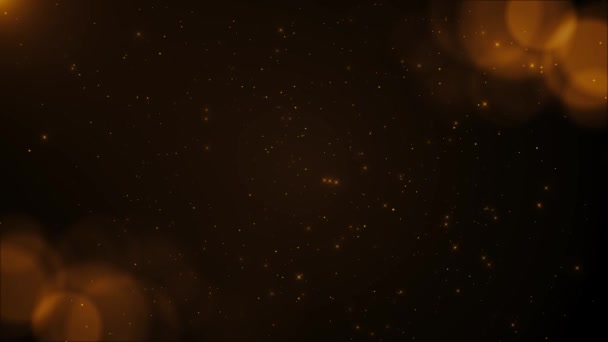 Розкішний Золотий Блиск Абстрактний Фон Святкового Сезону Святкування Концепції Золоті — стокове відео