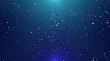 Lüks Bokeh Parçacıkları. Yıldızlar parlayan hava. Toz parçacıkları uçar. Yıldızların arka planı. Noel yıldızları parıldıyor. Parıltı parıldıyor. Parçacıklar dalga dalga akıyor. Kutlama, etkinlik, ödül partisi aşaması 4K 3D