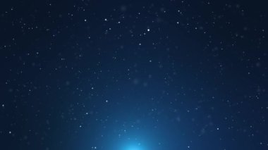 Soyut 4K Mavi parlak parçacıklar 4K 3D Döngü Animasyon Yeni Hareket Arkaplanı. İşaret fişeği Etkinlik, festival, sunum, müzik, gösteri, parti, ödül, moda, müzik, festival, kulüp, sahne.