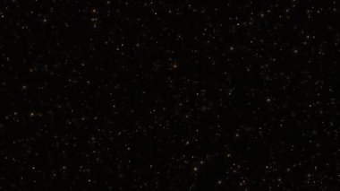 Altın ödüller toz parçacıkları hareket ediyor. Flash Stars Light. Arka planda 4K parlak yıldız yükseliyor. Etkinlik, festival, müzik, gösteri, parti, ödül, moda. Parlayan Parçacıklar Bokeh. Yeni yıl Noel 'i