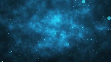 Soyut Temiz Parçacıklar Arkaplanı. Altın parçacıkları, havada parıldayan altın Bokeh. Toz sineği. Parlayan yıldızların arka planı. Parıltı parıldıyor. Altın lüks parlak partiküller sihirli hareket.