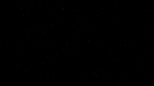Star Blinking Polvo Lluvia Partículas Brillantes Fondo Abstracto Brillante Dorado — Vídeo de stock