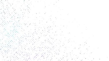 4K 3D parçacık beyaz tel örgü. Işık olayı. Parlak pırıltılı konser sahnesi arka planı. Bütünlük, şirket, mimari sunumlar, Bilim ve Teknoloji için mükemmel..