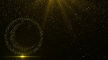 Süslü Arap feneri gece parlayan altın bokeh ışıkları. Kutlama kartı, Müslümanların kutsal ayı Ramazan Kareem 'i davet et. Ramazan mumu feneri ve cami.