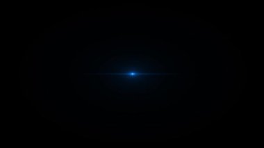 4K Spot Light, Bokeh, sinematik ışık flaşı, parlayan optik lens, siyah arkaplanda ışıldayan ışın animasyonu. dinamik kinetik parlak yıldız çizimi flaş ışık efekti