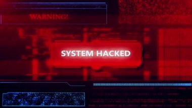 Bilgisayar ağına yapılan siber güvenlik saldırısı, veri ihlali, yasadışı bağlantı, kötü niyetli yazılım, virüs siber suçlar kimlik hırsızlığı İnternet çevrimiçi koruma.
