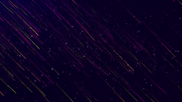 Glitter Světla Oslavy Pozadí Videa Futuristický Třpyt Prostoru Ocenění Prach — Stock video