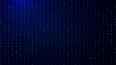 Grid perspektif tasarımı koyu arkaplan üzerinde mavi ışık şebekesi altında, fütüristik retro tarzı. 4K 3D siber punk stili bilim-kurgu lazer ızgara manzarası. Dijital siber yüzey tarzı. Teknoloji ya da Bilim