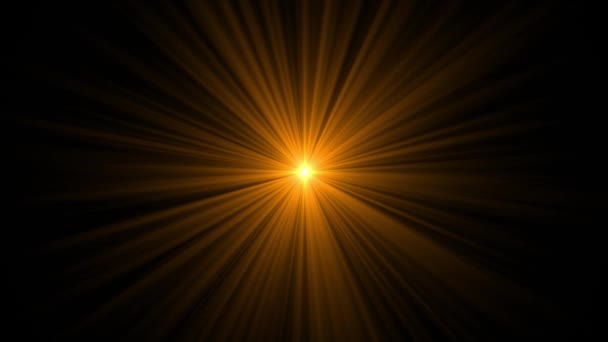 軽いフレア効果は背景を隔離しました レンズフレア スパークス 輝く星の光線 抽象的な明るい爆発 オーバーレイ オーバーレイ ライトトランジション レンズフレア ライトリーク — ストック動画