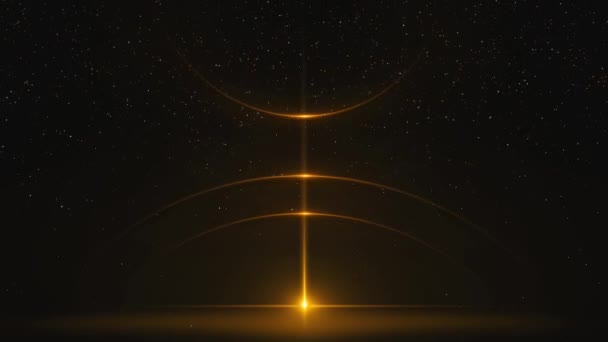 金像奖滑动聚光灯粒子3D 4K背景 为歌舞表演 阳光渐变 周年纪念日 圣诞节 Diwali — 图库视频影像