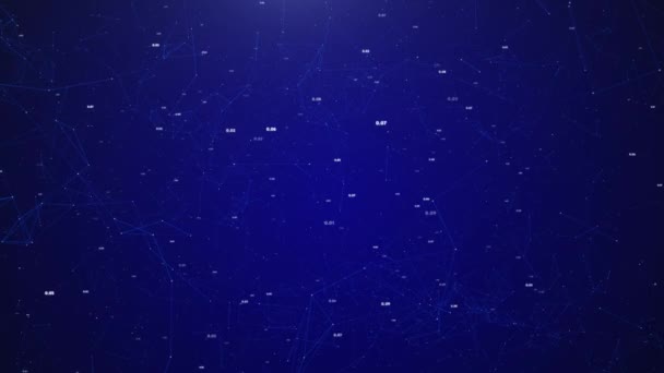 摘要几何背景 丛网状背景 复杂数字网络技术 海量数据 人工智能技术 海量数据 计算机网络 云计算 互联网 — 图库视频影像