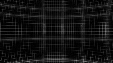 Sanal Teknoloji Fütürist Kullanıcı Arayüzü HUD ağı. Soyut Dijital Veri Teknolojisi Grid Fx Arkaplan 4k Soyut arkaplan dijital veri teknolojisi döngüsü