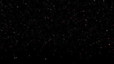 4K 3D karizmaları kutlayın. Altın çerçeveli kış arkaplanı, düşen kar taneleri animasyonu. Mutlu Karizma Tatili 'nde dekorasyon. Mutlu yıllar. Yeni yılınız kutlu olsun, kutlama konsepti.