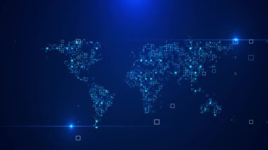 Dünya Teknolojisi Küresel Ağ Veri Değişimi. Metaverse Sanal Teknoloji. Dünya çapındaki iş. Megatrends internet siber teknoloji fütüristik dünyası, Ai büyük veriler, inovasyon 5g kablosuz kablosuz gelecek,