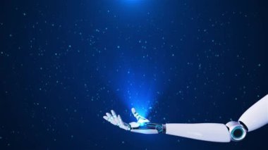 Soyut Dijital Dünya Gezegeni hologram Data Technology beyin teknolojisi HUD kopyalama uzayı. Yapay Zeka, beyin büyüğü Data. UI ekran teknolojisi yenilik geçmişi. Cyberpunk Hologramları