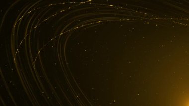 Soyut hareket. Mutlu karizmalar, gösterişli yağmur ışığı siyah arka plan animasyonunu kutluyor. Parlayan gümüş parçacıkları. Bokeh 'le parıldayan parçacıklar. Yeni yıl ve Noel 2024.