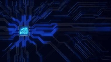Beyin Yapay Zeka Yapay Zeka Otomasyonu, Müşteri Hizmetleri AI destekli sohbet robotu müşteri verilerini analiz et, iş teknolojisi Data derin makine öğrenme makinesi. ML veri matrisi geleceksel HUD