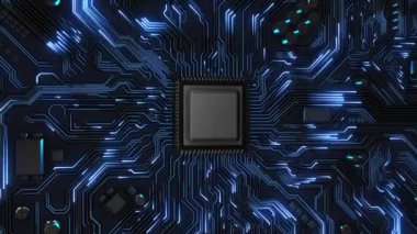 Siberpunk Yapay Zeka Teknoloji Kurulu geçmişi. Bilgisayar işlemcileri GPU GPU kavramı. Anakart dijital çip. Teknoloji bilimi. Yapay Zeka, Teknoloji, Kripto Para Birimi konsepti.