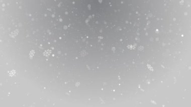 Yağan kar taneleri gece gökyüzü, kış tatili tarzı arka plan Mutlu Noeller. Kar, kar taneleri Noel davetiyesini kutluyor