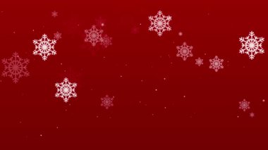 Yılbaşı, Yılbaşı, Tipi, Kar Tanecikleri 4K Animasyon Arkaplanı 'nı oluşturan kar taneleri düşüyor. 2025 Yeni Yıl, Mutlu Noeller, Tatil, kış, Yeni Yıl, Kar Tanesi, Kar.