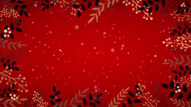 Kıvılcımlı parçacıkların yer aldığı Noel çerçevesi Sınır Işığı, kar taneleri, bayram Animasyonunu kutluyor. 2024, 2025, Mutlu Noeller, Tatil, Kış, Yeni Yıl, Kar Tanesi