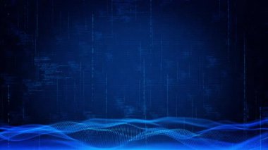 Soyut dijital sanal gerçeklik gelecekçi siber dünya, bilim-kurgu şebeke yüzeyi, teknoloji arka planı. 4K 3D engelleme zinciri, yapay zeka, AR VR, Siber uzay, internet kuantum bulut hesaplama