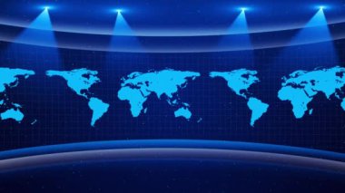 Küresel Ağ Dünya haritası noktası. Küresel ağ gezegeni Dünya. İletişim ağı teknolojisi internet işi. Küresel ağ dünyası dünya kripto para birimi, IoT ve engelleme hologramı sunumu