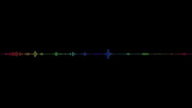 Dairesel ekolayzır animasyonu. Müzik dalgası. Büyük veri görselleştirme Radyal dairesel eşitleyici frekansı. Waveform kayıt kaydı, ses, müzik. Ses dalgası formu. Büyük veri dijital kodu