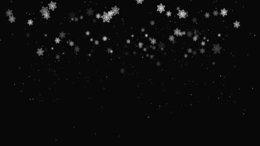 Güzel, lüks, sihirli yıldız tozu parçacıkları Noel 'de parıldıyor ve düşüyor. Kutlama etkinliği. Etkinlik, festival, müzik, gösteri, parti, ödül, moda, müzik, festival, kulüp, sahne.