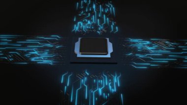 Bilgisayar kodu fütürist arka plan. Yapay zeka, büyük veri, şifreleme. Yapay Zeka Bilgisayar, Data, Teknoloji, Yapay Zeka siberpunku. Sunum. Bilimkurgu Ai büyük veri siber uzayı