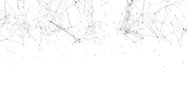 Nesnelerin interneti bilim etkisi ile bağlantılı. Mavi dijital ağ plexus engelleme teknolojisi, sosyal ağlar, iş. Uçan Kompleks Dijital Ağ Teknolojisi, Büyük Veri, Yapay Zeka