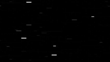 Arıza efekti Video arka plan, gürültü statik televizyon VFX görsel efektler arka plan çizgileri. Video düzenleme, giriş ve logo için 4K TV ekranı gürültü geçiş efekti ortaya çıkarır. Dijital Piksel Gürültüsü